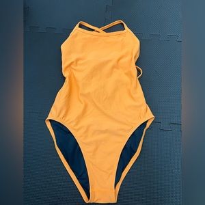 Yellow/Mango Jolyn Tieback swimsuit 32